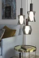 Airam Takkopp, for tre opphengskabler, svart Airam Takkopp, for tre opphengskabler, svart