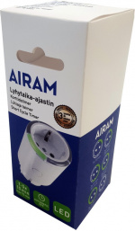 Airam 2623317 -lytisk tidsur, 15-75 min, IP20