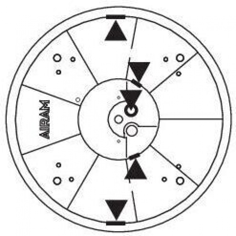 Airam Gaia Slim Round Plafond, 22W, 2700-6500K, hvit, 40 cm