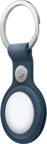Apple FineWoven AirTag nøkkelring, calm sea blue