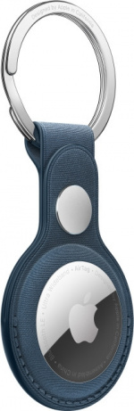 Apple FineWoven AirTag nøkkelring, calm sea blue