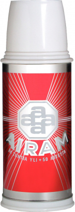 Airam termosflaske 1 liter, rød