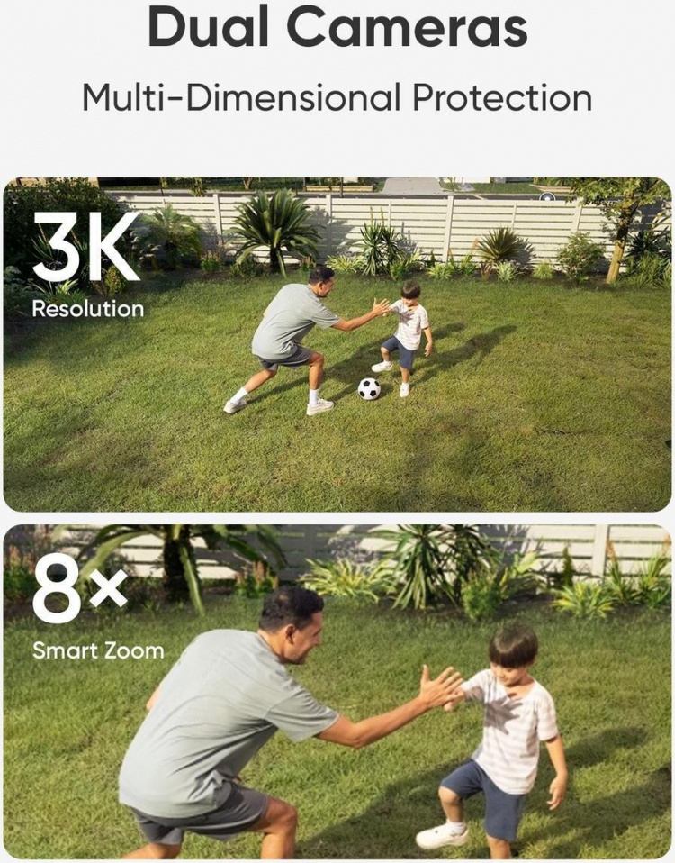 Anker eufy Floodlight Camera E340 utendørs overvåkningskamera