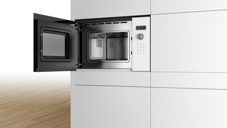 Bosch BFL524MW0 Serie 6 mikrobølgeovn, hvit