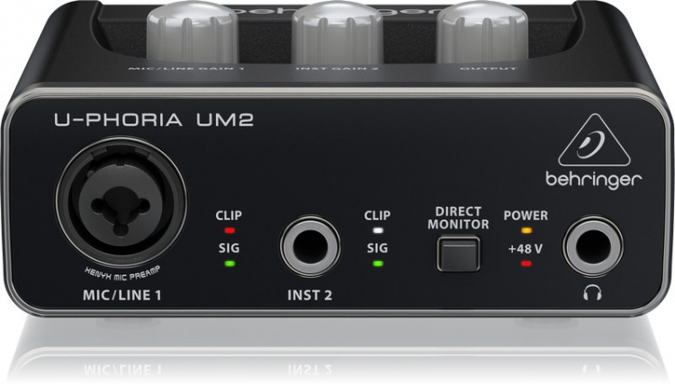 BEHRINGER U-Phoria UM2 lydkort for USB-buss