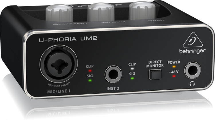 BEHRINGER U-Phoria UM2 lydkort for USB-buss