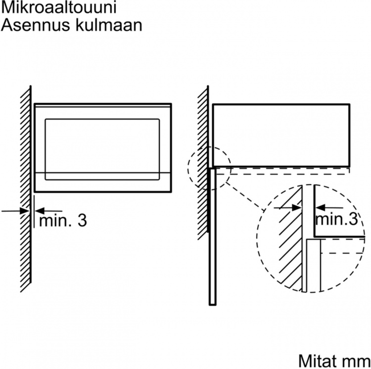 Bosch BFL520MB0 Serie 4 mikrobølgeovn, svart