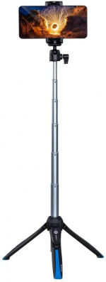 Benro BK15 selfiepinne og ministativ, svart-blå Benro BK15 selfiepinne og ministativ, svart-blå