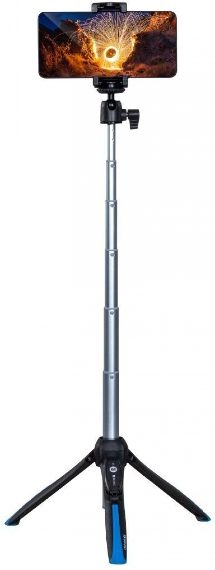 Benro BK15 selfiepinne og ministativ, svart-blå Benro BK15 selfiepinne og ministativ, svart-blå
