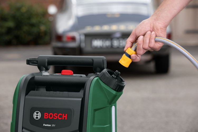 Bosch Fontus 18V Gen2 batteridrevet rengjøringsmaskin, med 2,5 Ah batteri