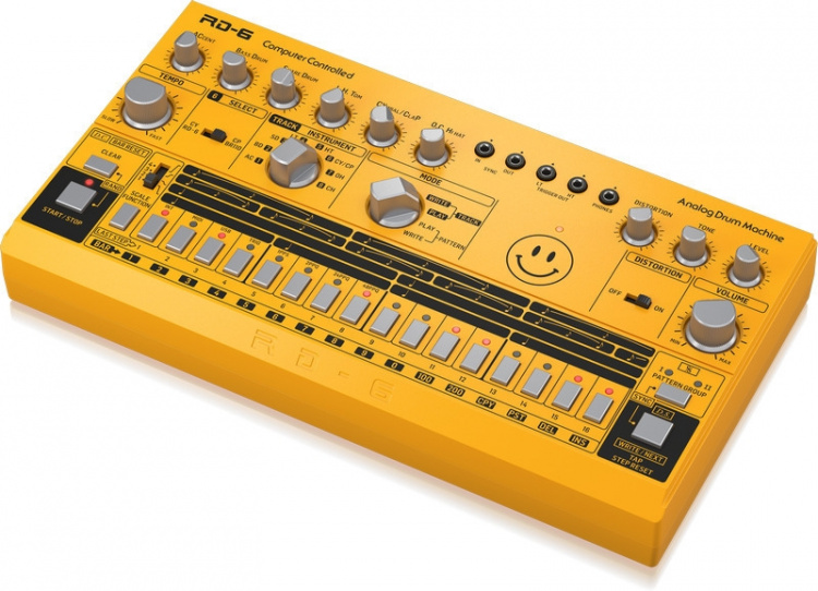 BEHRINGER RD-6 analog trommemaskin, gul