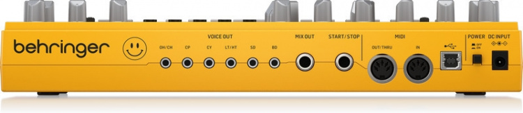 BEHRINGER RD-6 analog trommemaskin, gul