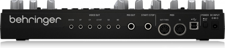 BEHRINGER RD-6 analog trommemaskin, svart