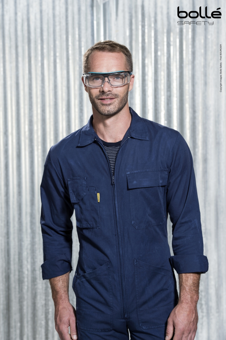 Bollé Tryon OTG-briller, svart/blå/klar