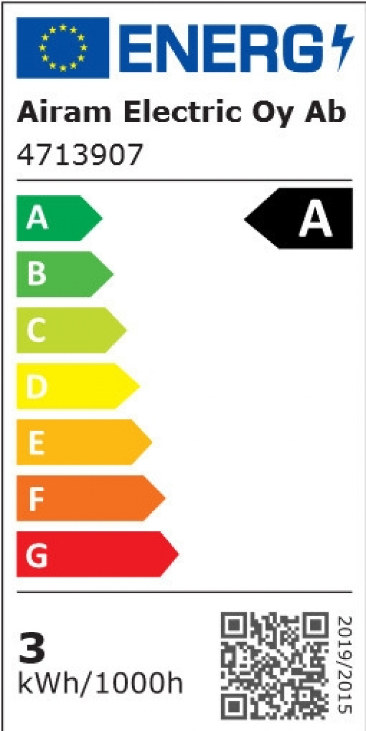 Airam LED A60-lampe, E27, 4000K, 470lm, klar kobber Airam LED A60-lampe, E27, 4000K, 470lm, klar kobber