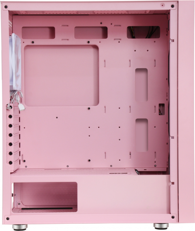 Blackstorm Artemis 3705 ATX-kabinett med vindu, rosa