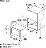Bosch BFR7221B1 Serie 8 mikrobølgeovn, svart