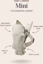 BabyBjörn Mini Woven-ryggsekk, mørkegrønn