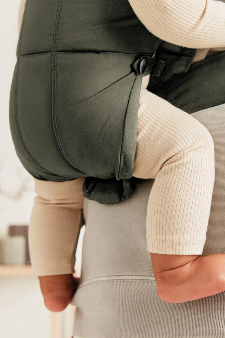 BabyBjörn Mini Woven-ryggsekk, mørkegrønn