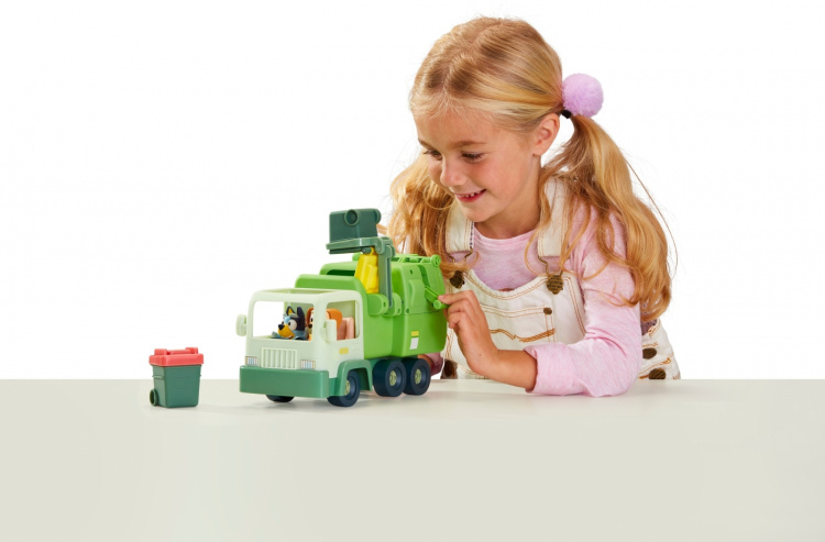 BLUEY søppelbil og figurer