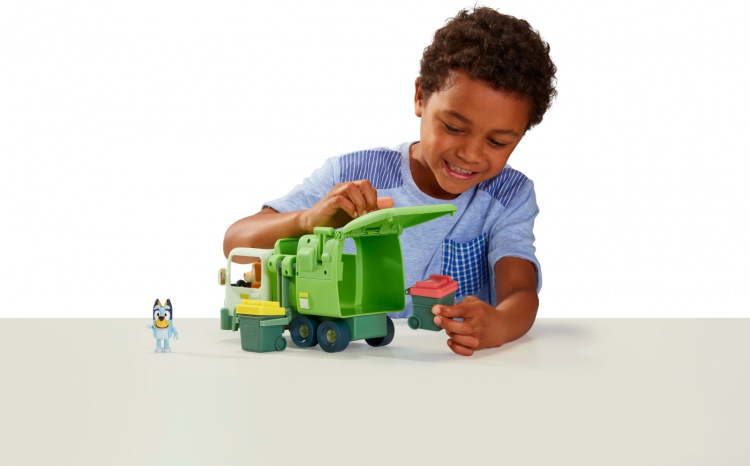 BLUEY søppelbil og figurer