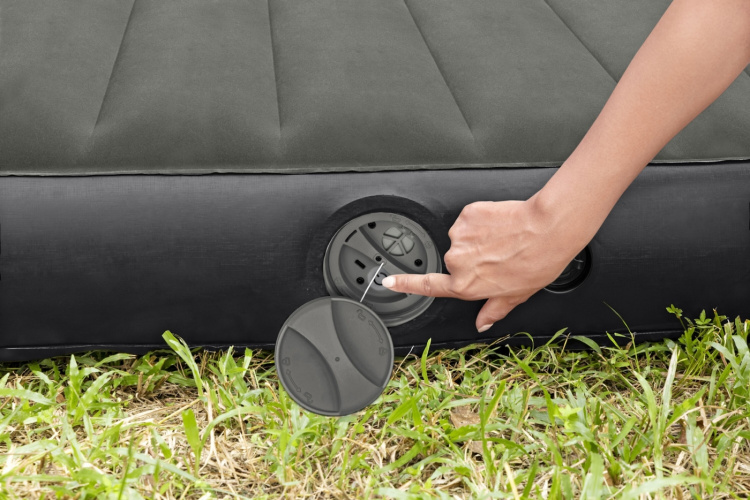 Bestway Tritech luftmadrass Queen luftfylt ekstraseng, innebygd pumpe, 203 x 152 x 25 cm