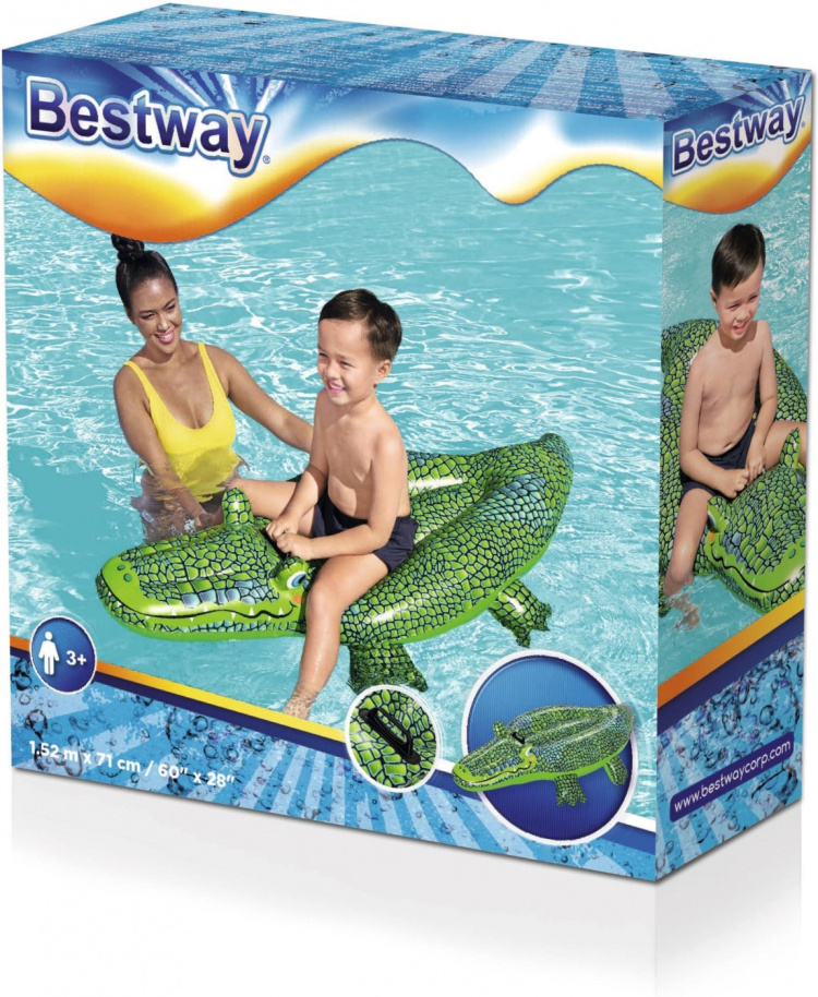 Bestway Buddy Croc Ride On, 152 x 71 cm Bestway Buddy Croc Ride On, 152 x 71 cm