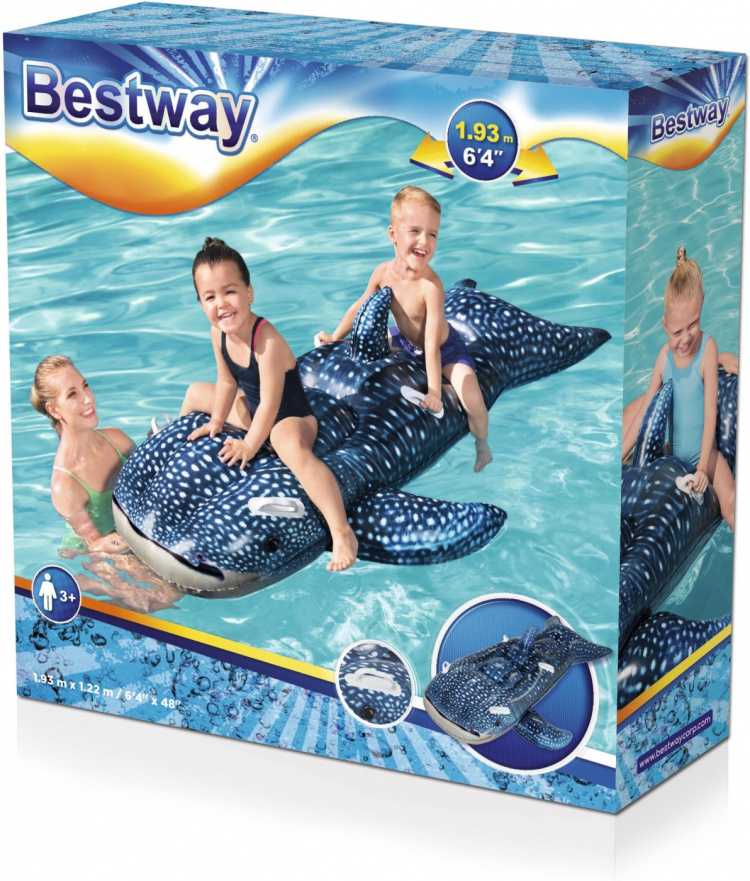 Bestway Whaletastic Wonders Ride On 193 x 122 cm