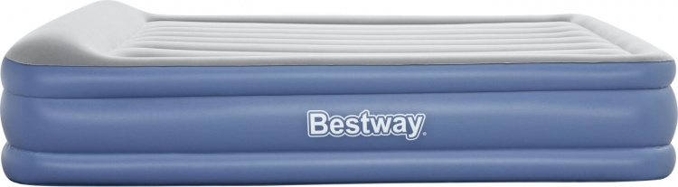 Bestway Tritech™ Luftmadrass Queen luftfylt ekstraseng, innebygd pumpe, 203 x 152 x 46 cm