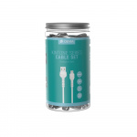 Devia kabel Kintone V2 EC406 USB - Lightning 1,0 m 2,1A hvit sett 30 stk