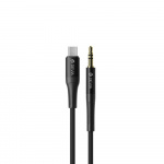 Devia lydkabel Ipure EC620 jack 3,5 mm - USB-C 1 m svart