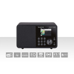 TELESTAR DIRA M 1 A Mobil EWF batteridrevet mono-multifunksjonsradio DAB+ / FM / Internett / Bluetooth Svart TELESTAR DIRA M 1 A Mobil EWF batteridrevet mono-multifunksjonsradio DAB+ / FM / Internett / Bluetooth Svart