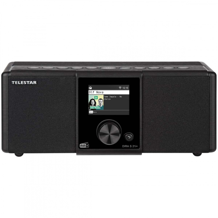 TELESTAR DIRA S21i+ EWF Multifunksjonell stereoradio DAB+ / FM / Internett / Bluetooth Svart