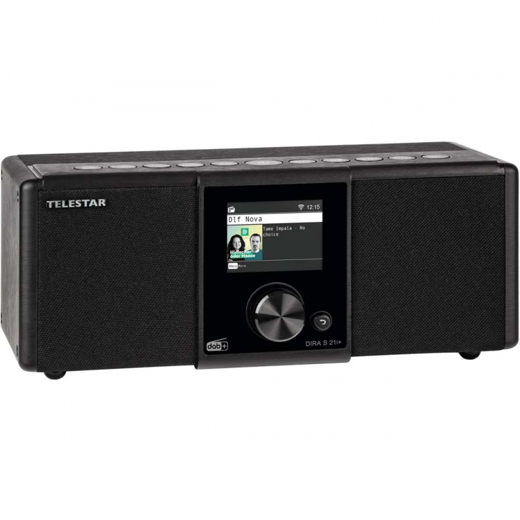 TELESTAR DIRA S21i+ EWF Multifunksjonell stereoradio DAB+ / FM / Internett / Bluetooth Svart
