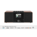TELESTAR DIRA S32i CD EWF Multifunksjonell stereoradio med CD-spiller DAB+ / FM / Internett / Bluetooth Wood