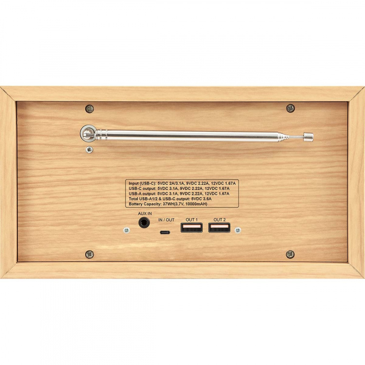 imperial DABMAN 30 Mobil DAB+ / FM-radio Wood