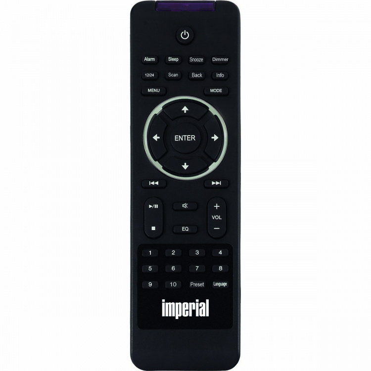 imperial DABMAN i150 Compact Hybrid Radio for Internett / DAB+ / FM Hvit