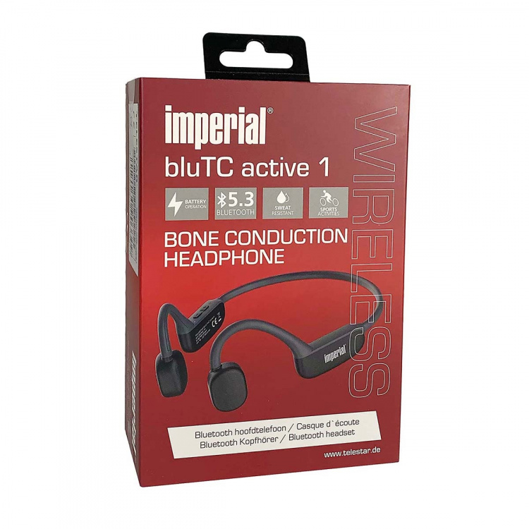 imperial bluTC active 1 Bone Conduction-hodetelefoner Svart