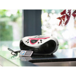 Lenco Bærbar FM-radio, CD- og USB-spiller Rosa Lenco Bærbar FM-radio, CD- og USB-spiller Rosa