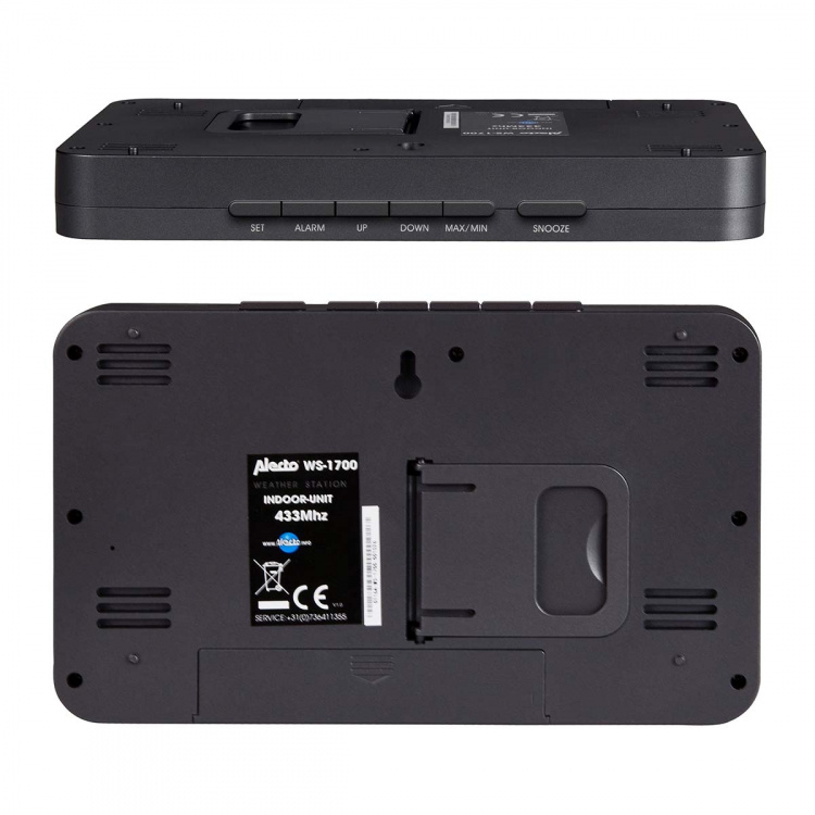 Alecto Værstasjon med trådløs sensor Silver