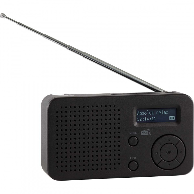 imperial DABMAN 17 bærbar DAB+/FM-radio med Bluetooth svart