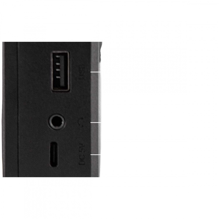 imperial DABMAN 17 bærbar DAB+/FM-radio med Bluetooth svart