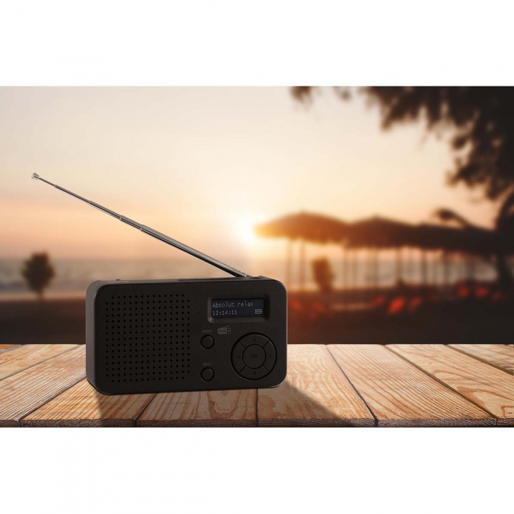 imperial DABMAN 17 bærbar DAB+/FM-radio med Bluetooth svart