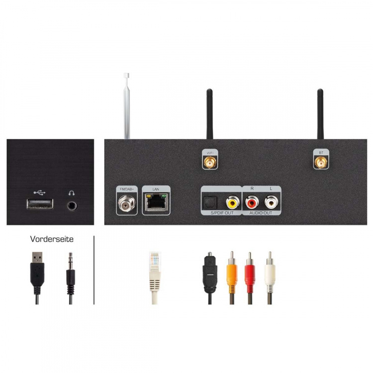 imperial DABMAN i510 BT multifunksjonell radio DAB+ / FM / Internett / Bluetooth Svart imperial DABMAN i510 BT multifunksjonell radio DAB+ / FM / Internett / Bluetooth Svart