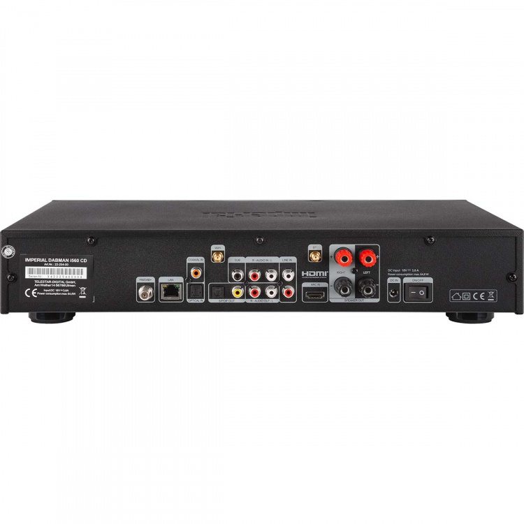 imperial DABMAN i560 CD Alt-i-ett HiFi-system med forsterker og CD-spiller DAB+ / FM / Internett / Bluetooth Svart imperial DABMAN i560 CD Alt-i-ett HiFi-system med forsterker og CD-spiller DAB+ / FM / Internett / Bluetooth Svart