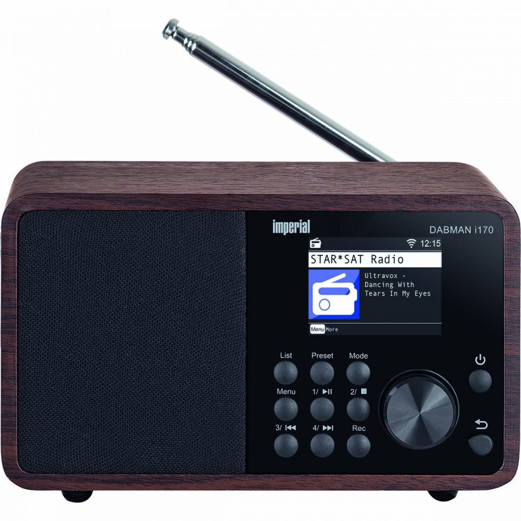 imperial DABMAN i170 DAB+ og Internett-radio Wood Look imperial DABMAN i170 DAB+ og Internett-radio Wood Look