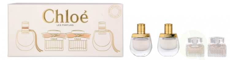 Chloe Les Parfums Sett 20 ml Nomade Edp 5ml/Edt 5ml/Chloe Edp 5ml/Chloe Rose Tangerine Edt 5ml