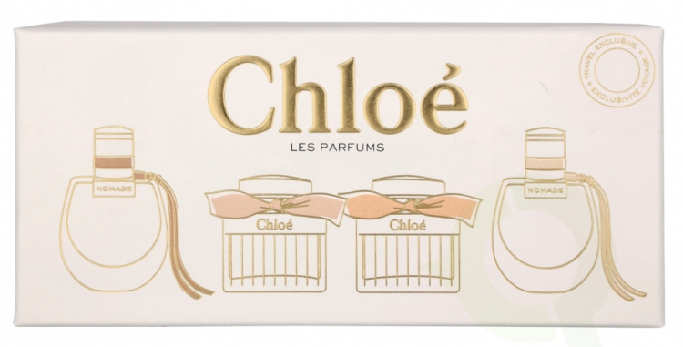 Chloe Les Parfums Sett 20 ml Nomade Edp 5ml/Edt 5ml/Chloe Edp 5ml/Chloe Rose Tangerine Edt 5ml
