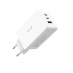 Xo vegglader CE13 PD QC 3.0 65W 1x USB 2x USB-C hvit