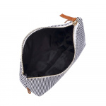 Kungsbacka Sminkeveske Frida Top medium Black and White Stripe